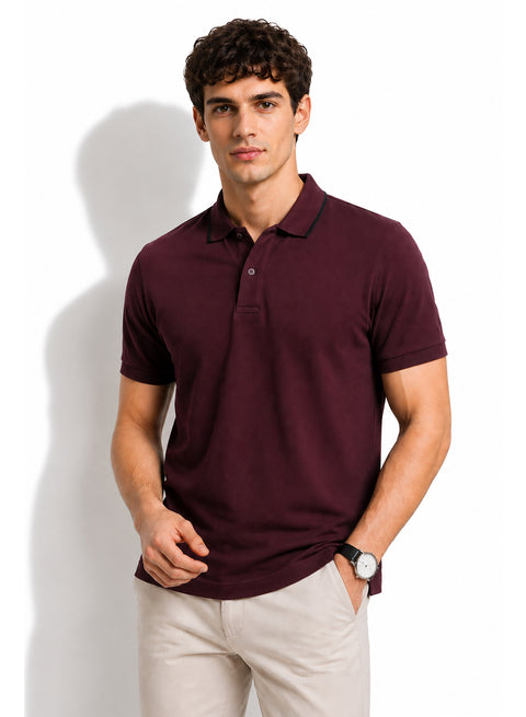 ADRO Mens Polo TShirt | Airtex Cotton Matty Fabric | Regular Fit | Breathable, Durable & Premium Casual Polo T-Shirt for Men | Port Royale