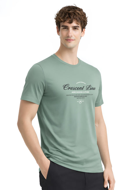 Adro Mens Graphic Printed 100% Cotton T-Shirt | Regular Fit | Printed T-Shirts for Men | Summer Stylish Mens Printed T shirt