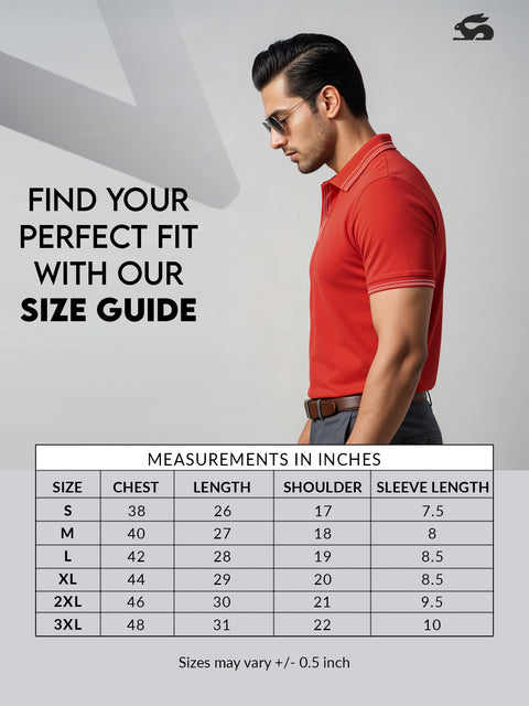 Adro Polo T Shirt for Men | Black Polo T-shirt | 100% Cotton Polo Tshirt | Regular Fit Polo| Available in Plus Size Polo
