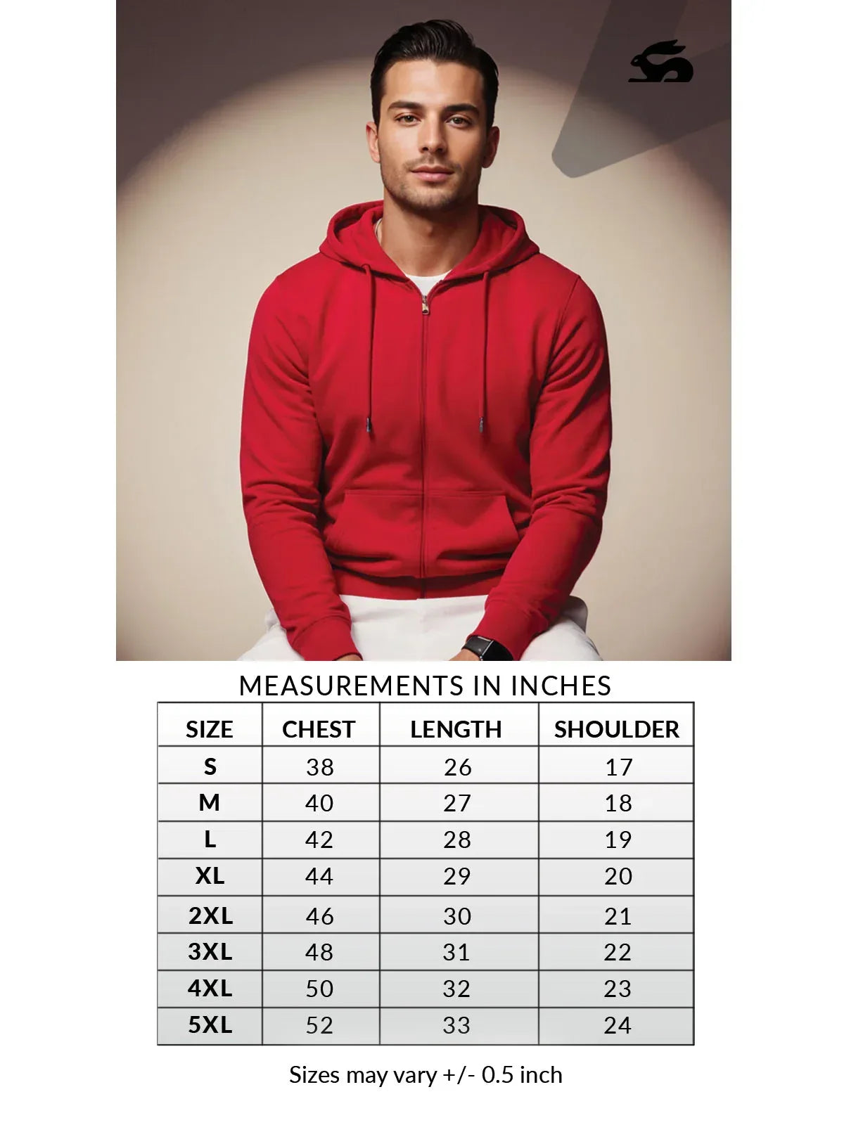 Adro Men’s Zipper Hoodie | Soft Fleece | Casual Streetwear