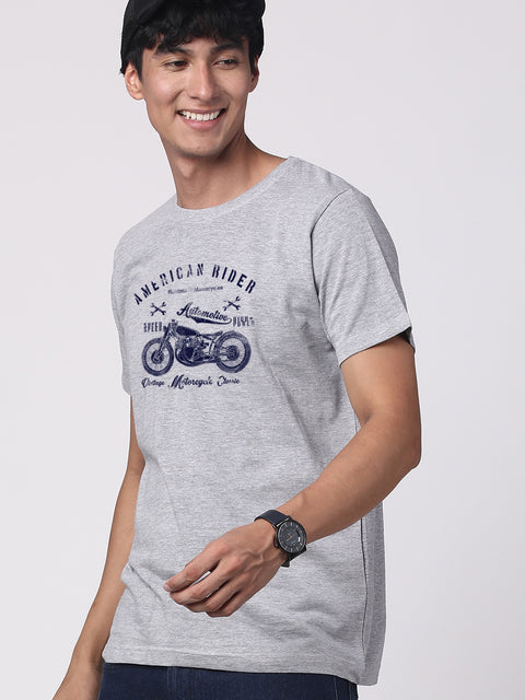 Adro Men’s Cotton Graphic T-Shirt | Soft Feel 180 GSM Casual Wear