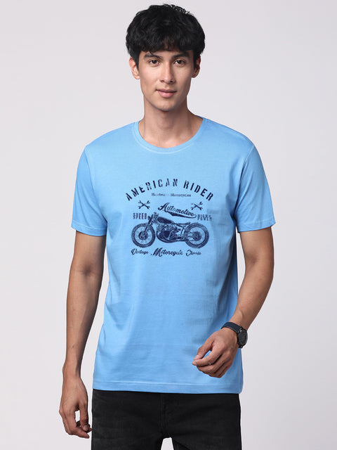 Adro Men’s Cotton Graphic T-Shirt | Soft Feel 180 GSM Casual Wear