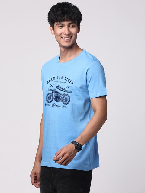 Adro Men’s Cotton Graphic T-Shirt | Soft Feel 180 GSM Casual Wear