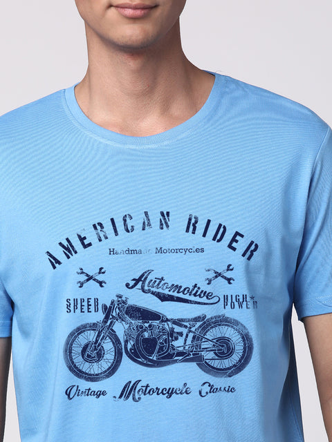 Adro Men’s Cotton Graphic T-Shirt | Soft Feel 180 GSM Casual Wear