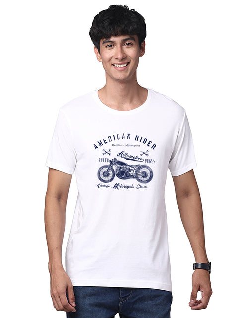 Adro Men’s Cotton Graphic T-Shirt | Soft Feel 180 GSM Casual Wear