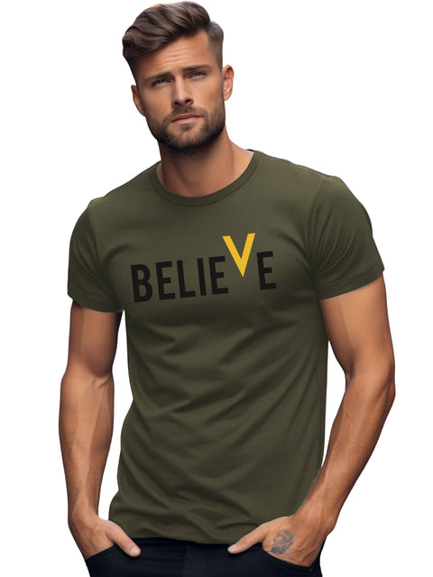 ADRO Men's Believe Design Printed T-Shirt