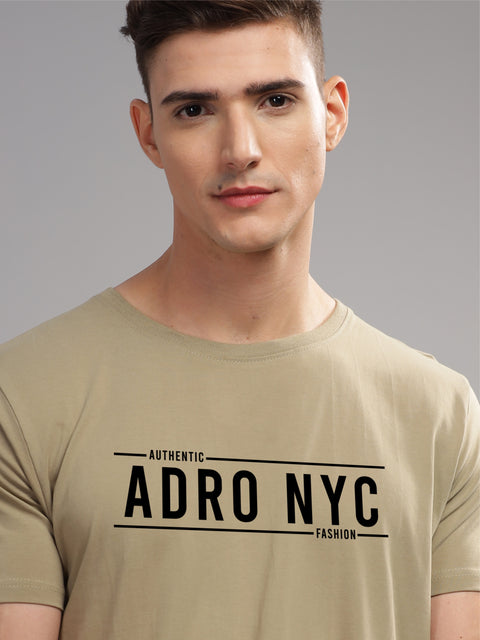 Adro Mens Printed T Shirt - Premium Cotton Graphic Printed Tshirt