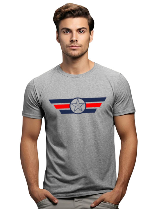 Adro Men’s Cotton Graphic T-Shirt | Soft Feel 180 GSM Casual Wear