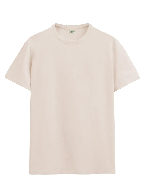 Adro Men’s Round Neck T-Shirt | 95% Cotton 5% Lycra | Trendy Look