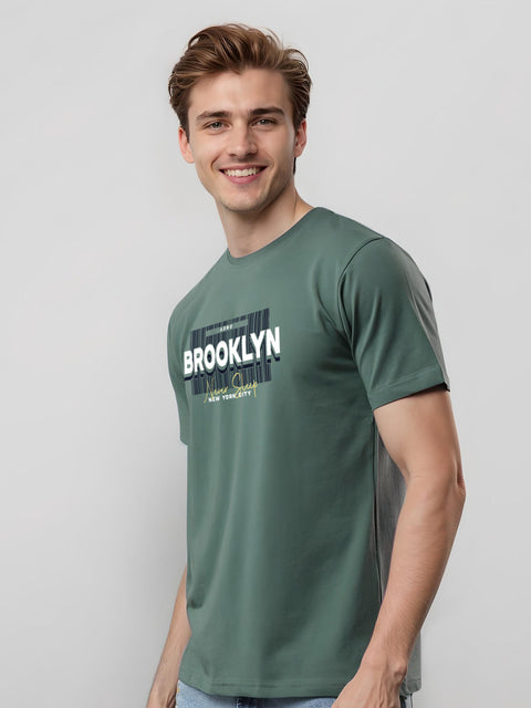 ADRO Tshirt for Men | Printed T Shirt for Men | Premium Lycra Cotton Regular Fit T-Shirt |Printed T Shirt