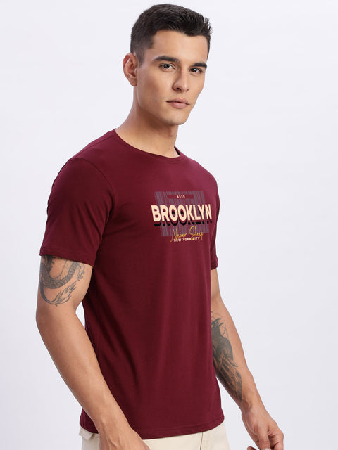 ADRO Tshirt for Men | Printed T Shirt for Men | Premium Lycra Cotton Regular Fit T-Shirt |Printed T Shirt