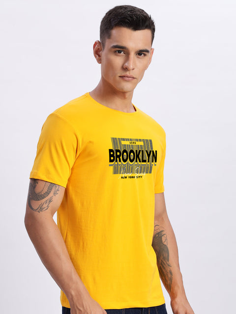 ADRO Tshirt for Men | Printed T Shirt for Men | Premium Lycra Cotton Regular Fit T-Shirt |Printed T Shirt