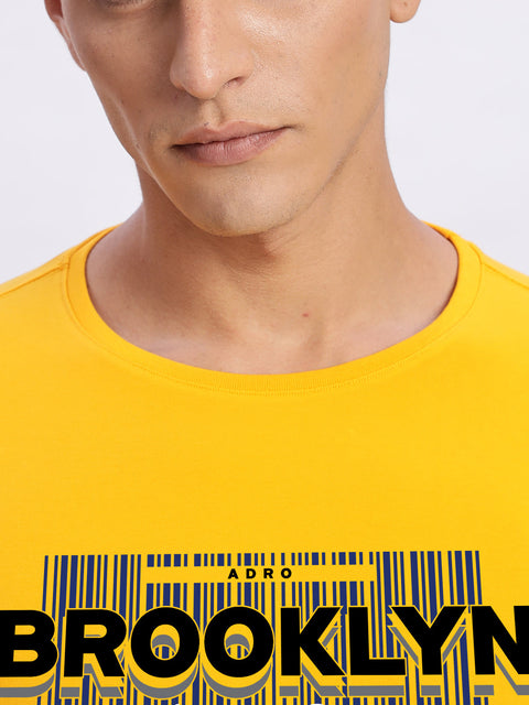 ADRO Tshirt for Men | Printed T Shirt for Men | Premium Lycra Cotton Regular Fit T-Shirt |Printed T Shirt