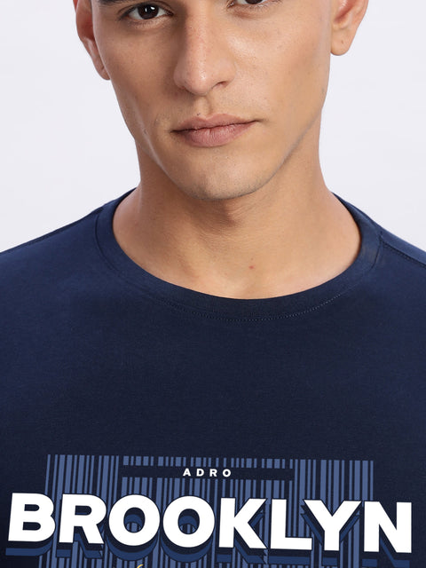 ADRO Tshirt for Men | Printed T Shirt for Men | Premium Lycra Cotton Regular Fit T-Shirt |Printed T Shirt