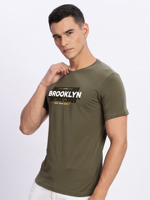 ADRO Tshirt for Men | Printed T Shirt for Men | Premium Lycra Cotton Regular Fit T-Shirt |Printed T Shirt