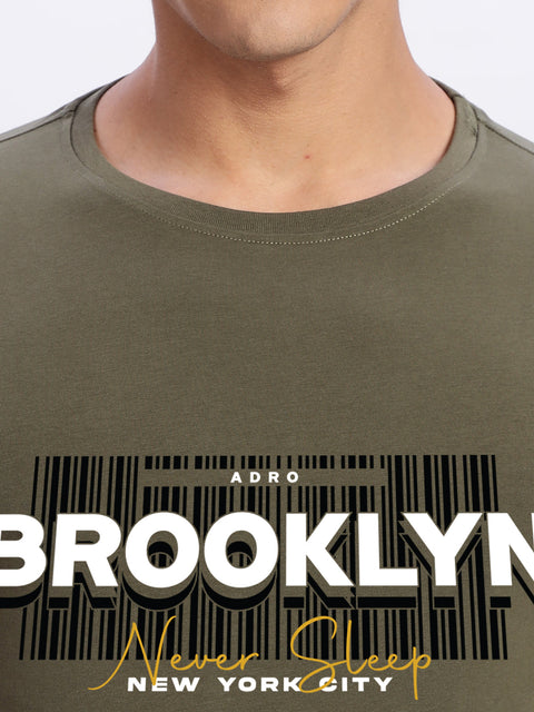 ADRO Tshirt for Men | Printed T Shirt for Men | Premium Lycra Cotton Regular Fit T-Shirt |Printed T Shirt