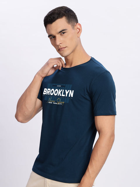 ADRO Tshirt for Men | Printed T Shirt for Men | Premium Lycra Cotton Regular Fit T-Shirt |Printed T Shirt
