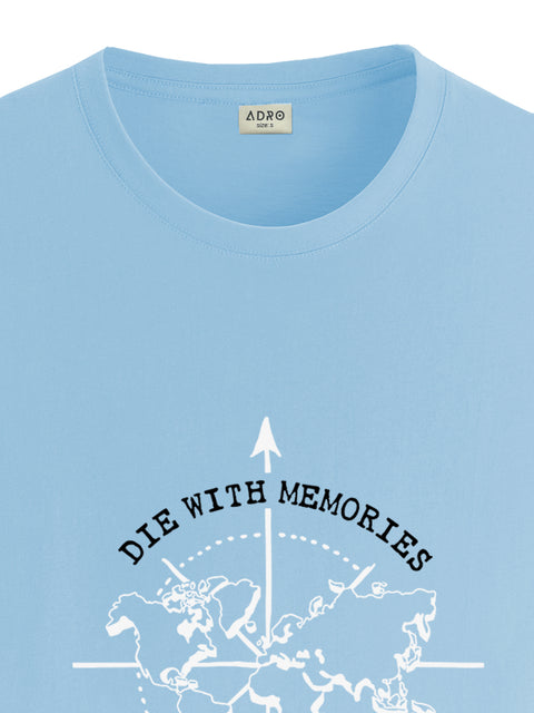 ADRO Die with Memories Not with Dreams Mens Printed T-Shirt