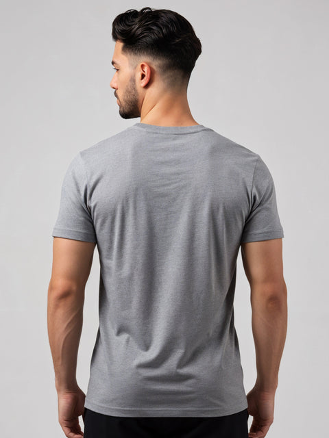 ADRO Men's Cotton Plain T-Shirt