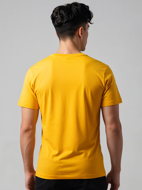 ADRO Men's Cotton Plain T-Shirt