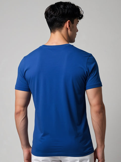 ADRO Men's Cotton Plain T-Shirt