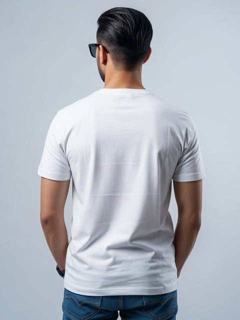 ADRO Men's Cotton Plain T-Shirt
