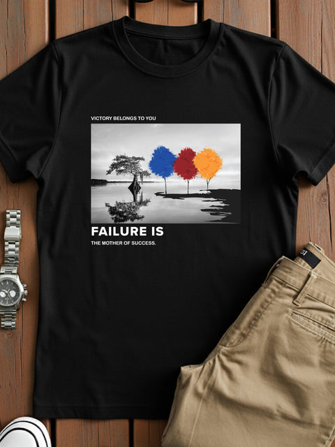 Adro Men’s Regular Fit T-Shirt – Motivational Quote Design | 180 GSM Cotton Lycra Motivational Graphic Tee