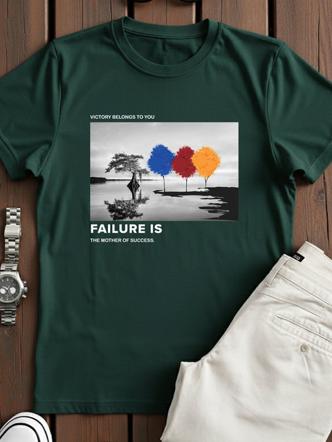 Adro Men’s Regular Fit T-Shirt – Motivational Quote Design | 180 GSM Cotton Lycra Motivational Graphic Tee
