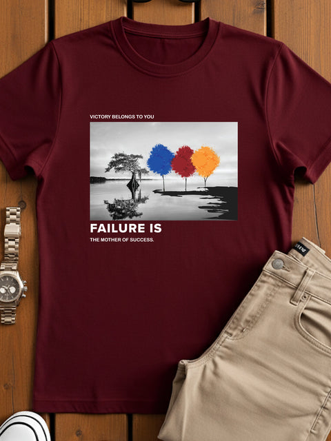 Adro Men’s Regular Fit T-Shirt – Motivational Quote Design | 180 GSM Cotton Lycra Motivational Graphic Tee