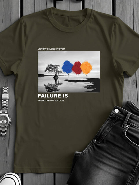 Adro Men’s Regular Fit T-Shirt – Motivational Quote Design | 180 GSM Cotton Lycra Motivational Graphic Tee