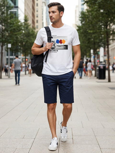 Adro Men’s Regular Fit T-Shirt – Motivational Quote Design | 180 GSM Cotton Lycra Motivational Graphic Tee