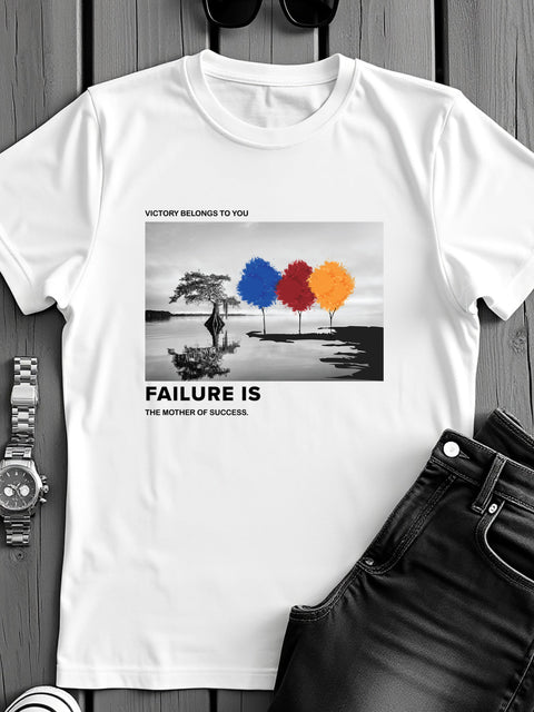 Adro Men’s Regular Fit T-Shirt – Motivational Quote Design | 180 GSM Cotton Lycra Motivational Graphic Tee