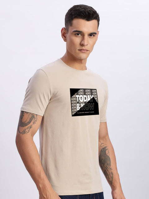 ADRO Tshirt for Men | Printed T Shirt for Men | Premium Lycra Cotton Regular Fit T-Shirt |Printed T Shirt