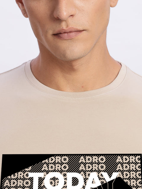 ADRO Tshirt for Men | Printed T Shirt for Men | Premium Lycra Cotton Regular Fit T-Shirt |Printed T Shirt