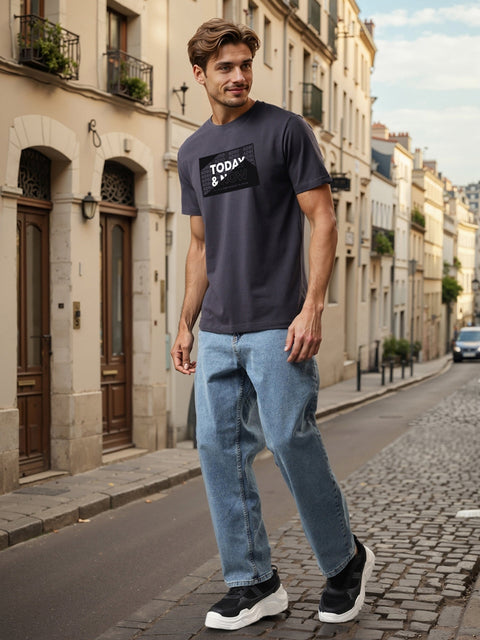 ADRO Tshirt for Men | Printed T Shirt for Men | Premium Lycra Cotton Regular Fit T-Shirt |Printed T Shirt