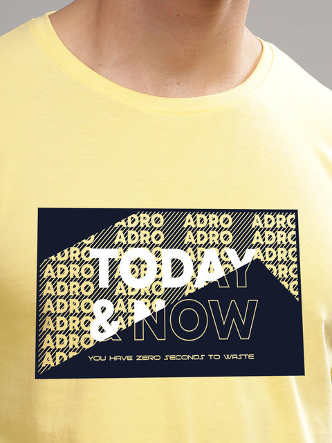 ADRO Tshirt for Men | Printed T Shirt for Men | Premium Lycra Cotton Regular Fit T-Shirt |Printed T Shirt