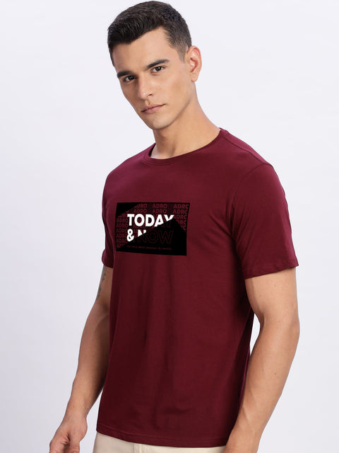 ADRO Tshirt for Men | Printed T Shirt for Men | Premium Lycra Cotton Regular Fit T-Shirt |Printed T Shirt