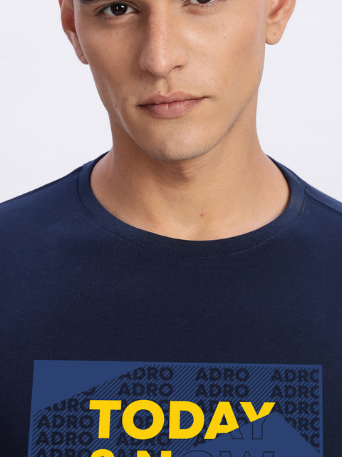 ADRO Tshirt for Men | Printed T Shirt for Men | Premium Lycra Cotton Regular Fit T-Shirt |Printed T Shirt