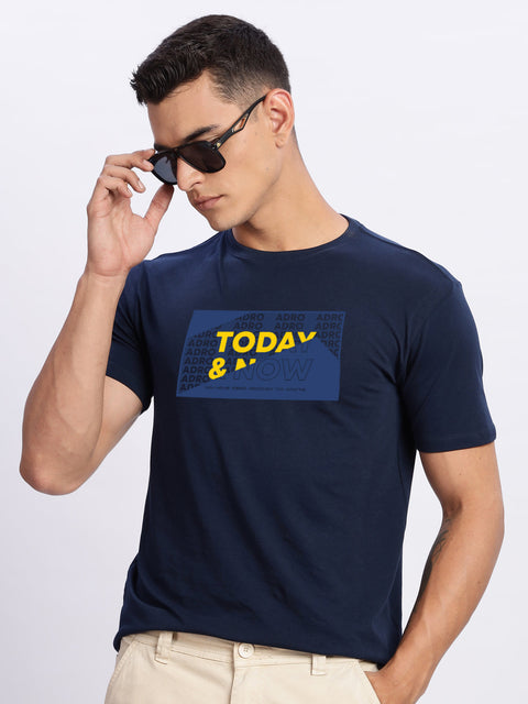 ADRO Tshirt for Men | Printed T Shirt for Men | Premium Lycra Cotton Regular Fit T-Shirt |Printed T Shirt