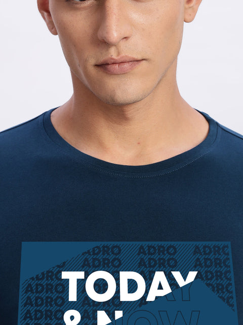 ADRO Tshirt for Men | Printed T Shirt for Men | Premium Lycra Cotton Regular Fit T-Shirt |Printed T Shirt