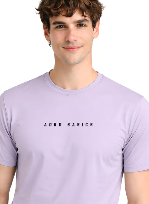 Adro Mens Minimal Printed T-Shirt | 100% Breathable Soft Cotton T shirt | Stylish Casual Tshirt for Summer Regular Fit Tee