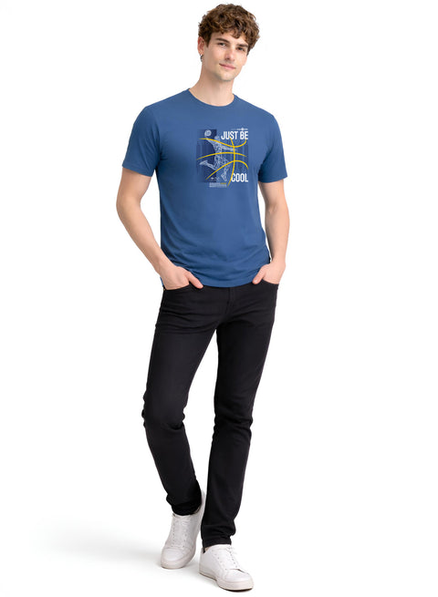Adro Mens Printed T Shirt | Modern Graphic Streetwear Print | Cotton Casual Summer T-shirt| Stylish Trendy Regular Fit Tshirt