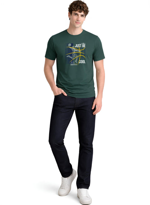 Adro Mens Printed T Shirt | Modern Graphic Streetwear Print | Cotton Casual Summer T-shirt| Stylish Trendy Regular Fit Tshirt