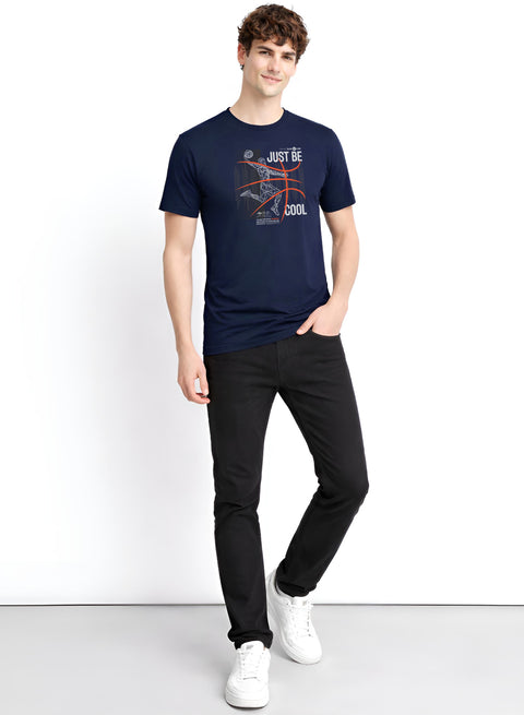 Adro Mens Printed T Shirt | Modern Graphic Streetwear Print | Cotton Casual Summer T-shirt| Stylish Trendy Regular Fit Tshirt