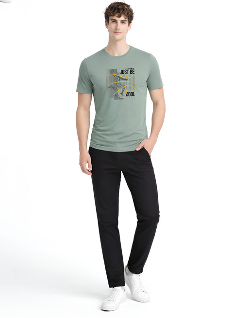 Adro Mens Printed T Shirt | Modern Graphic Streetwear Print | Cotton Casual Summer T-shirt| Stylish Trendy Regular Fit Tshirt