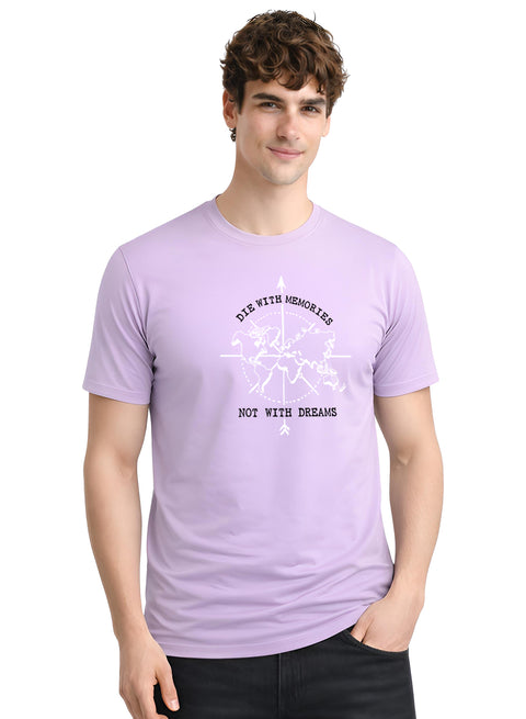 Adro Mens Printed T-Shirt | Graphic Cotton Regular Fit Tshirt for Summer | Stylish Casual Comfortable | Travel Quote T shirt for Men