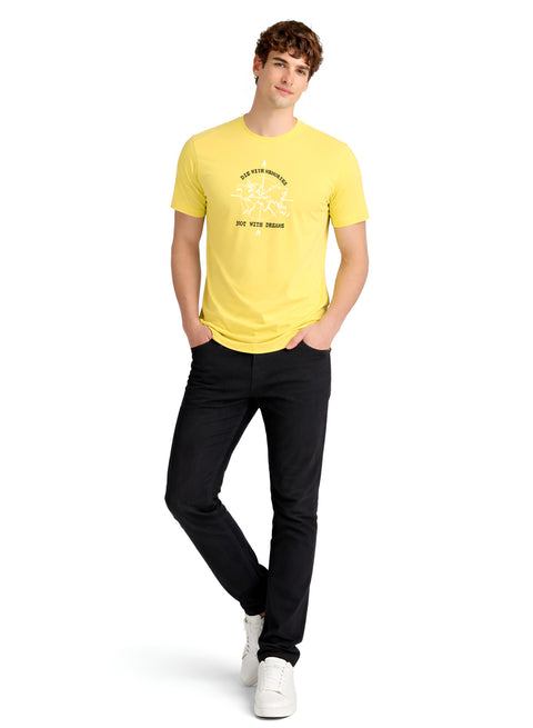 Adro Mens Printed T-Shirt | Graphic Cotton Regular Fit Tshirt for Summer | Stylish Casual Comfortable | Travel Quote T shirt for Men