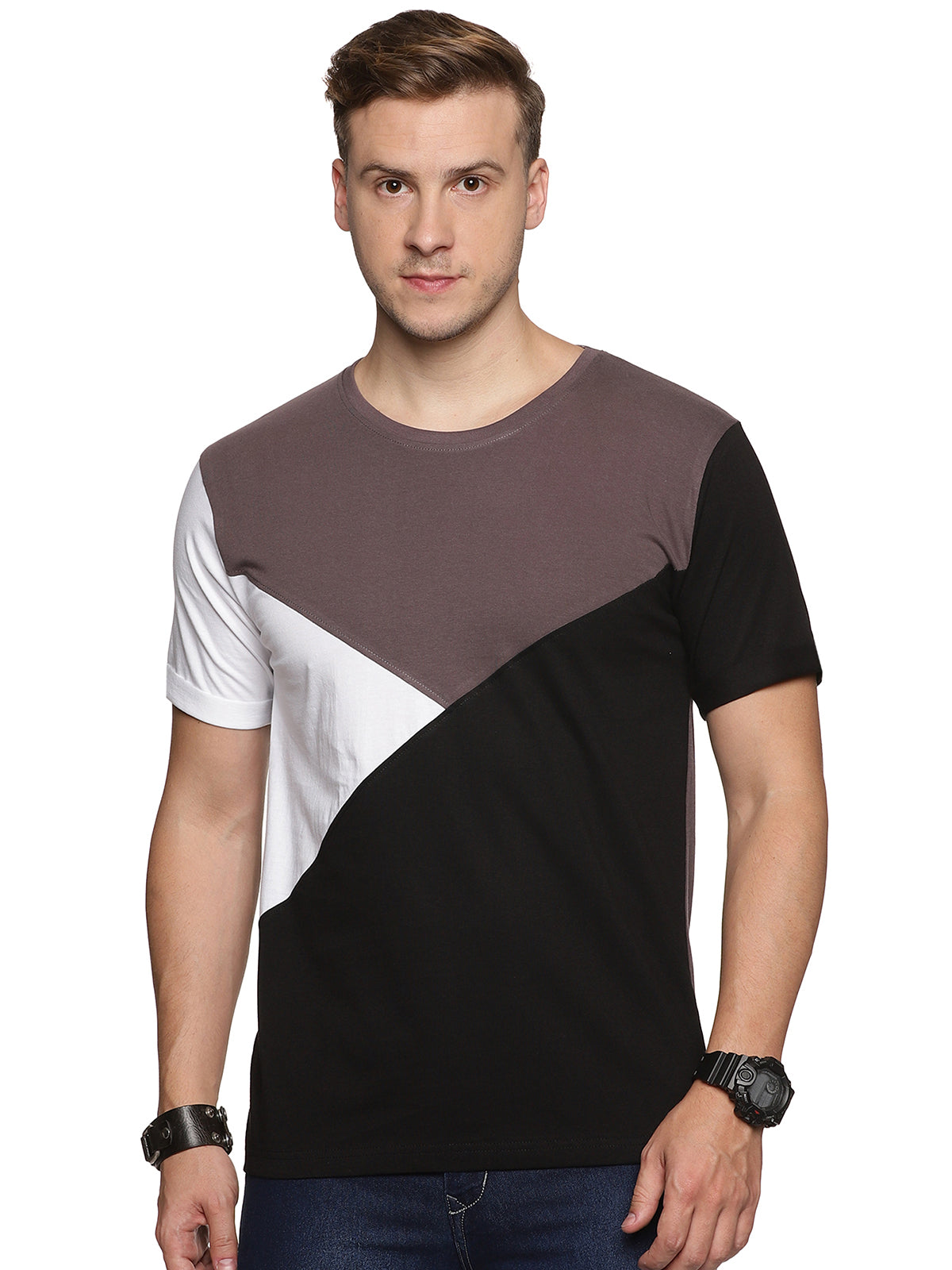 Half sleeve t shirt for outlet men