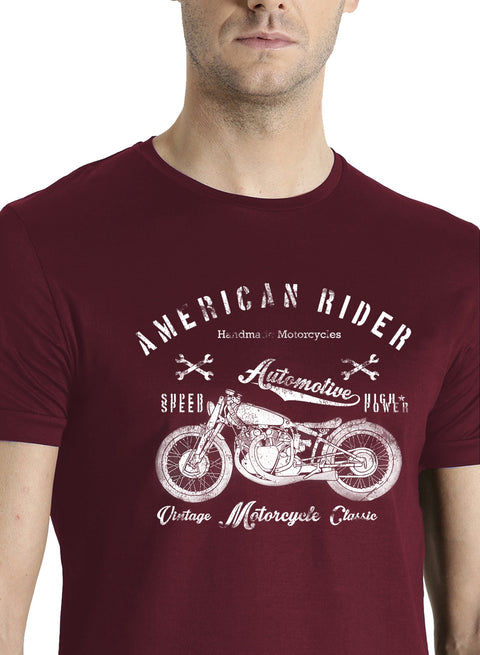 Adro Men’s Cotton Graphic T-Shirt | Soft Feel 180 GSM Casual Wear