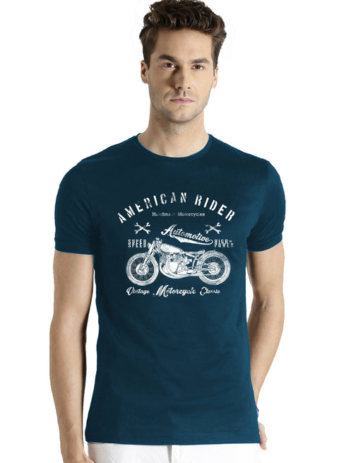 Adro Men’s Cotton Graphic T-Shirt | Soft Feel 180 GSM Casual Wear